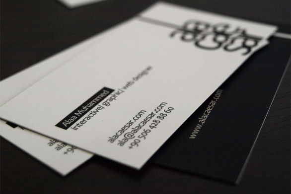 Sample Business Card Designs - Ala Caesar