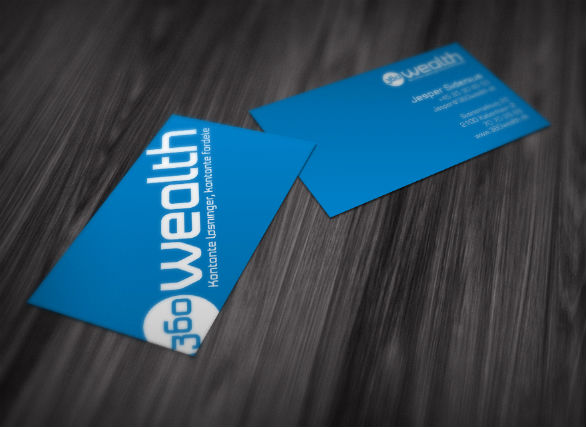 Sample Business Card Designs - 360 Wealth