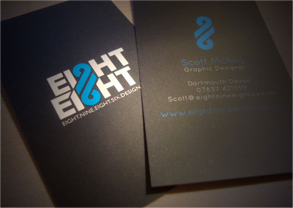 Sample Business Card Designs - Eight