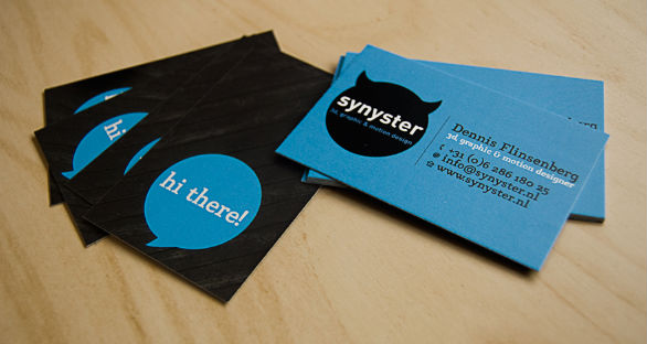 Sample Business Card Designs - Synyster