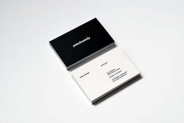 Sample Business Card Designs - Peter