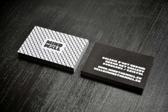 Sample Business Card Designs - Mind the Wall