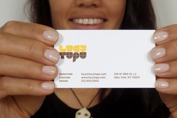 Sample Business Card Designs - Lucy Tupu