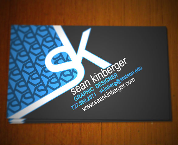 Sample Business Card Designs - Sean Kinberger