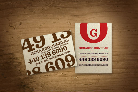 Sample Business Card Designs - Gerrardo Ornelas