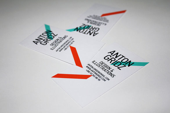 Sample Business Card Designs - Anton Gridz