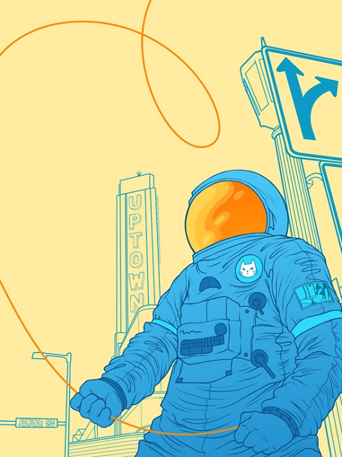 science fiction posters - astronaut