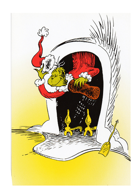 Dr. Seuss Art - The Grinch