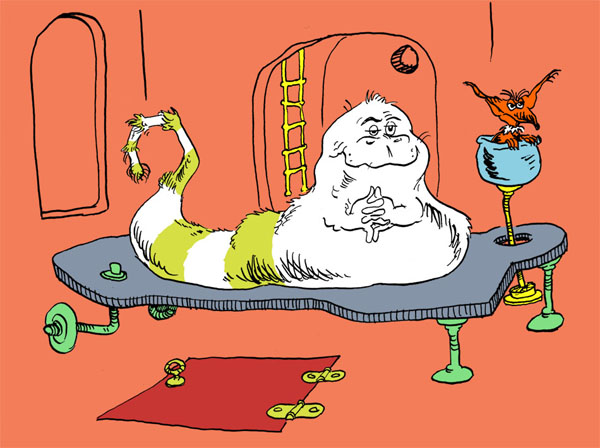 Dr. Seuss Art - Jabba The Hutt