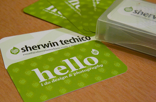 Marketing Business Card - Sherwin Techio