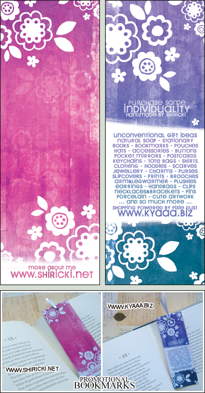 promotional bookmark