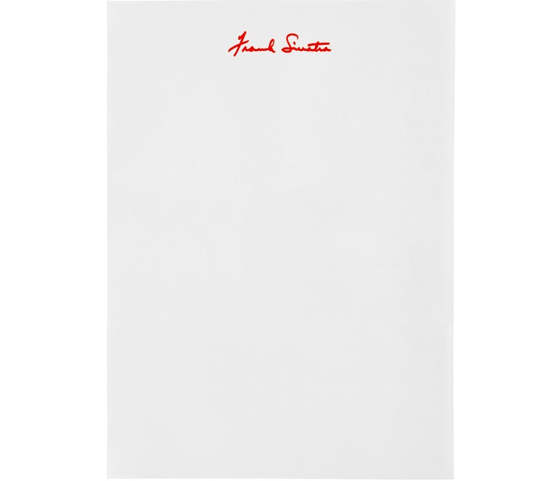 Personal Letterhead - Sinatra