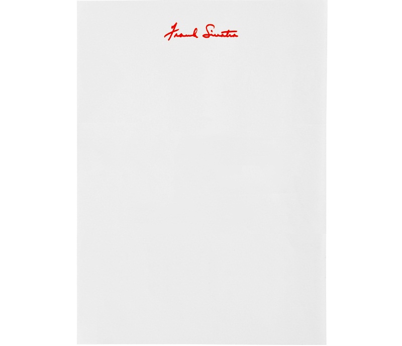 Personal Letterhead - Sinatra