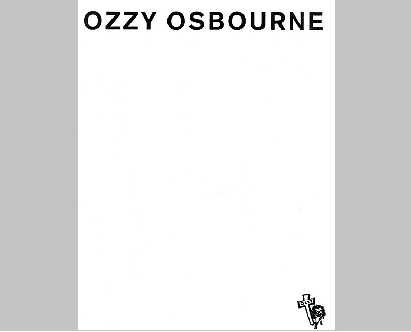 Personal Letterhead - Ozzy Osbourne