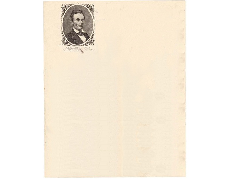 Personal Letterhead - Abraham Lincoln