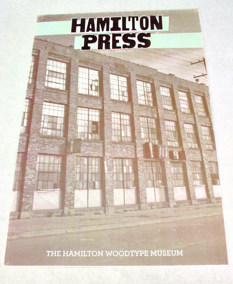 Hamilton Press Newsletter Cover