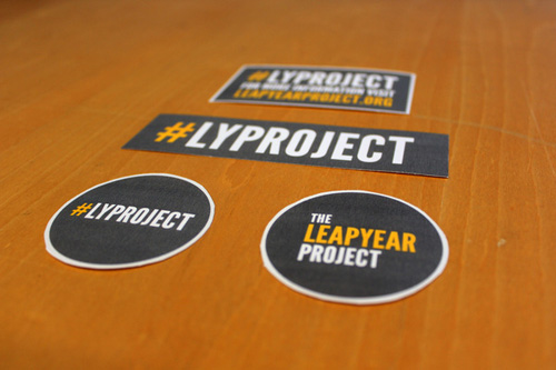 promotional stickers 01 - leap year project