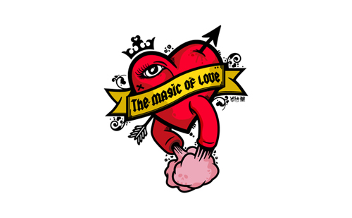 promotional stickers 06 - magic of love