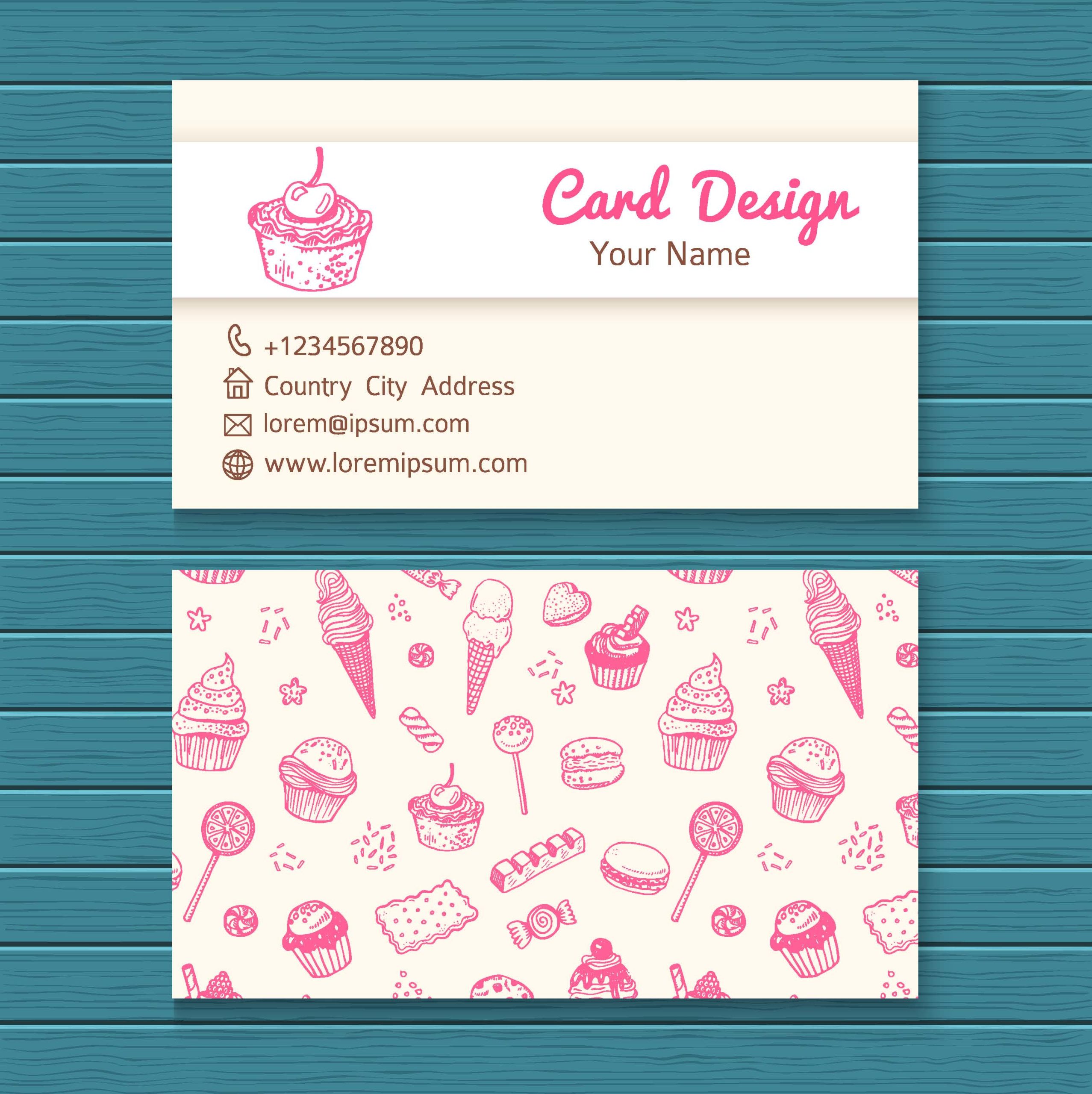 Upstream Slash Jem Ra ajky Bakery Business Card Ideas Klob k Estetick 