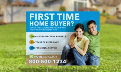 Real Estate Yard Sign - first time home buyer ads