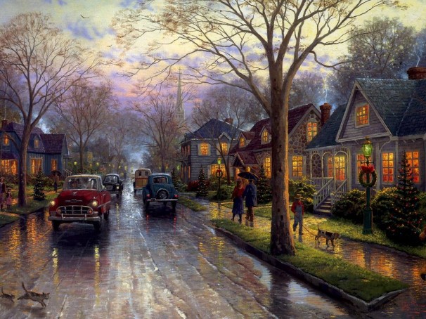 Kinkade 07 - Hometown Christmas
