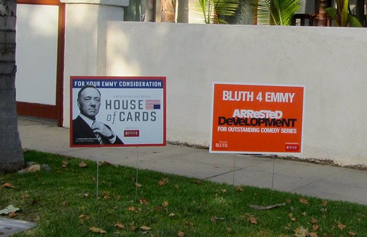 Yard Signs Create Emmy Buzz in LA