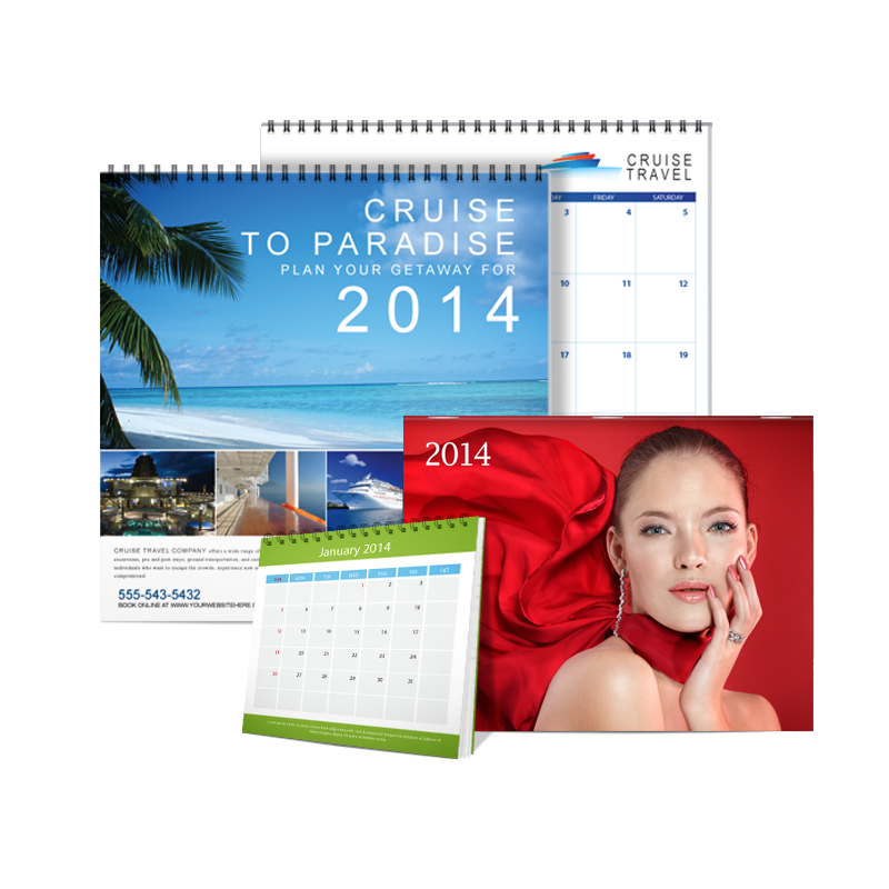 Get a Head Start on 2014 Promotions With UPrinting's Calendars - Wall Calendar