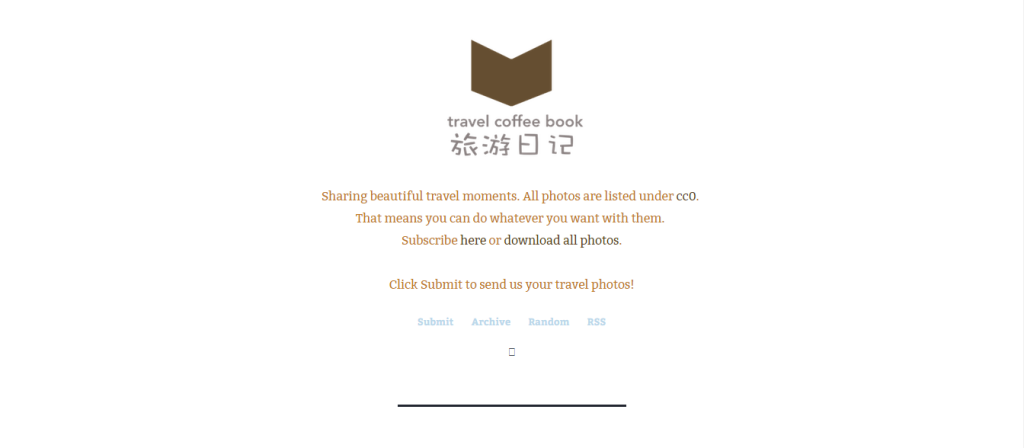 Travel Coffee Book