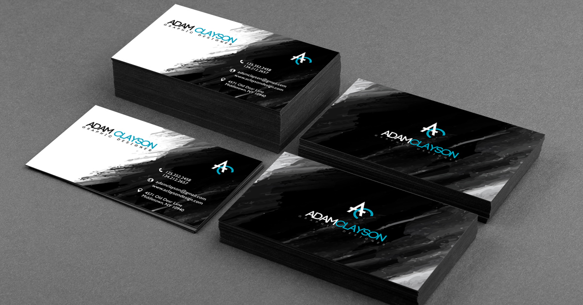 25 Stunning Black Business Cards for Print Design Inspiration UPrinting