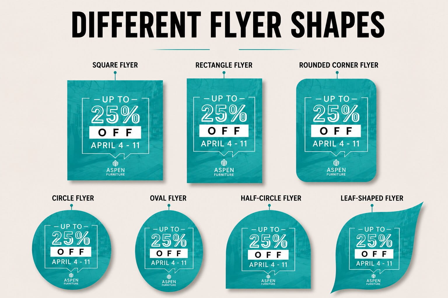 flyer shapes