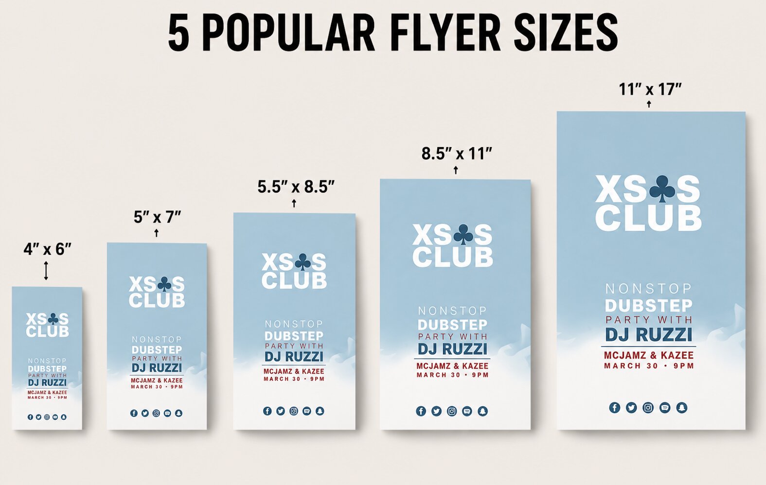 flyer sizes