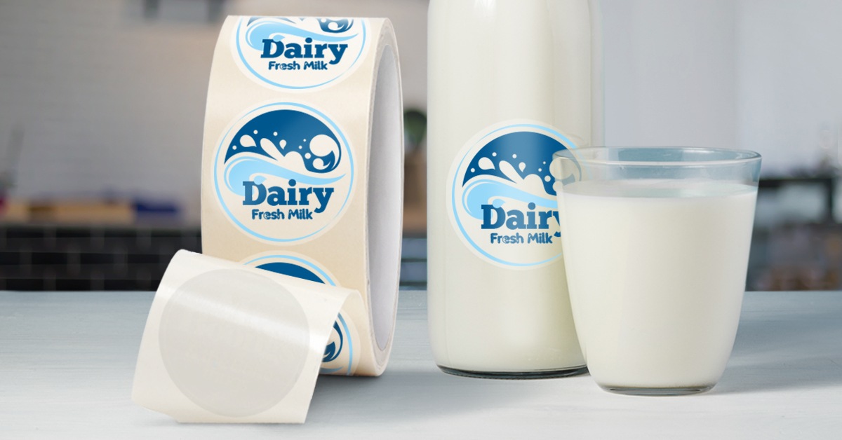 Dairy BOPP label