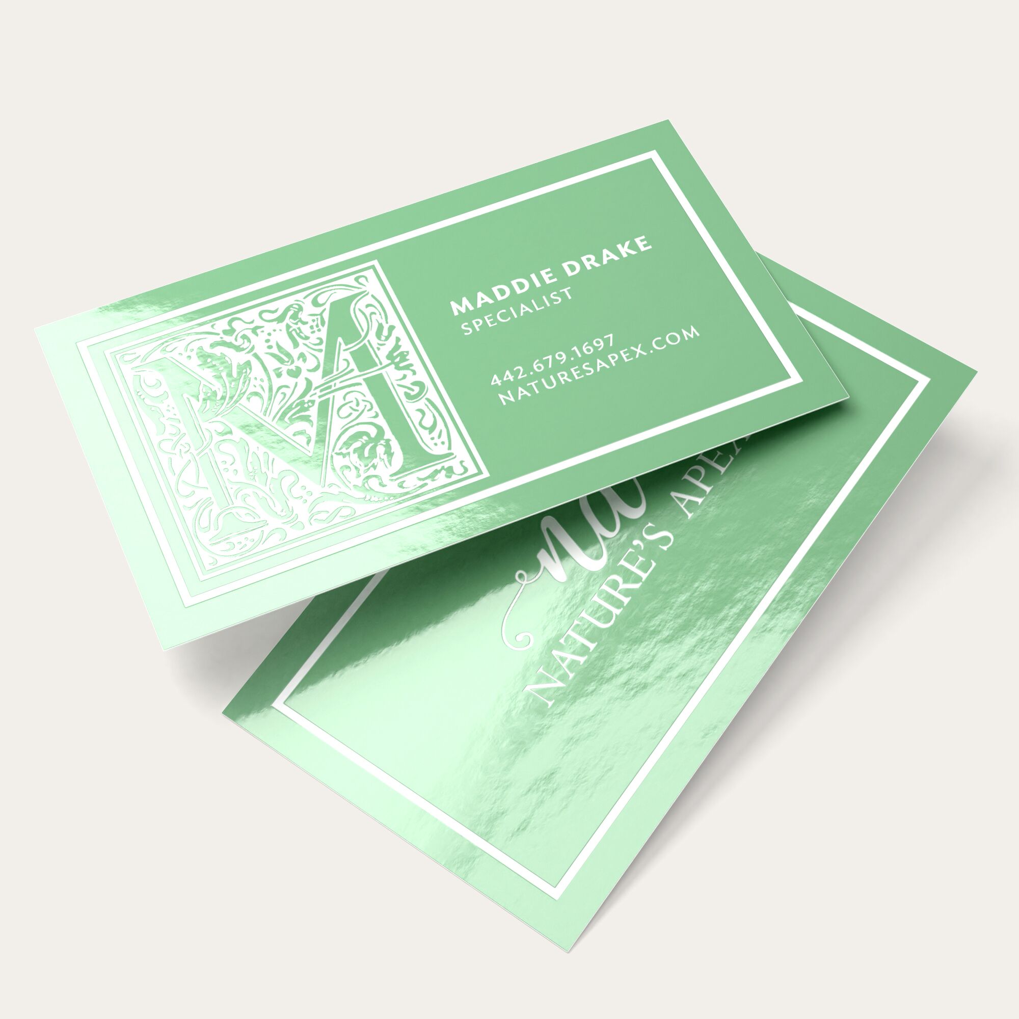 Raised Spot UV Business Card