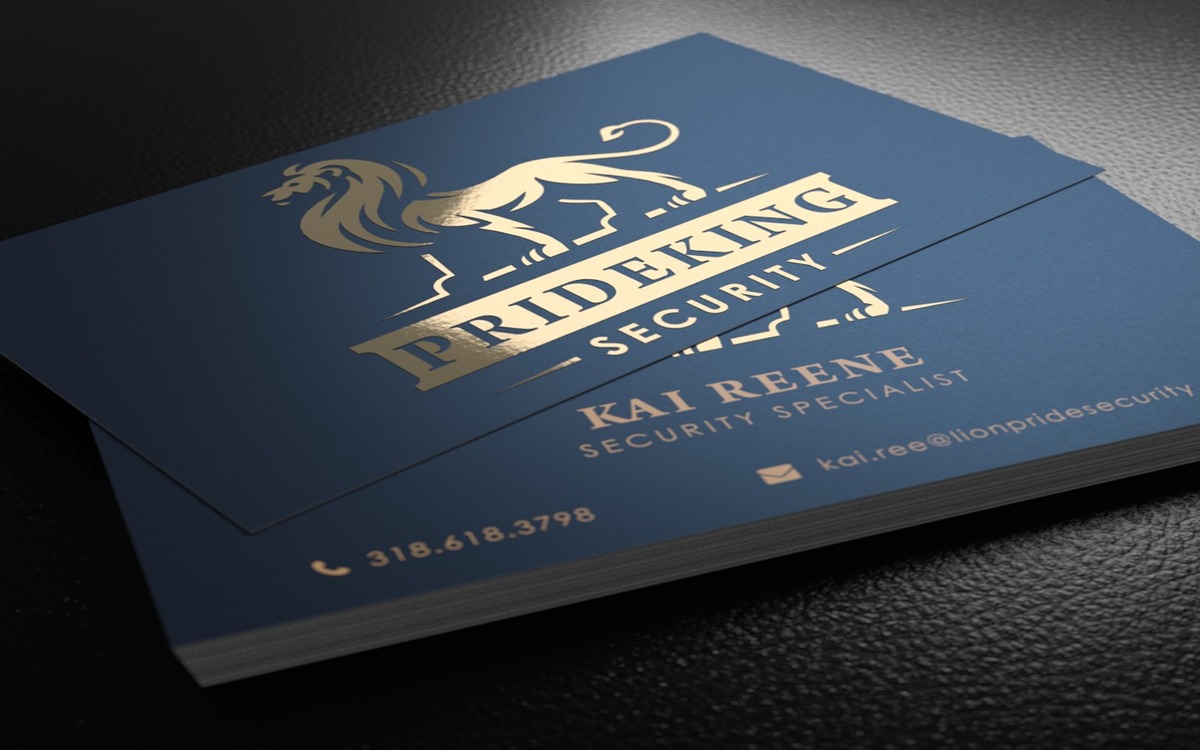 foil stamped business cards 