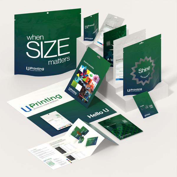 Branded print marketing materials and custom packaging products