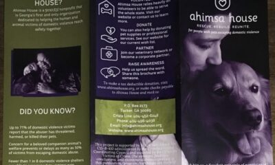 Ahimsa house trifold brochure