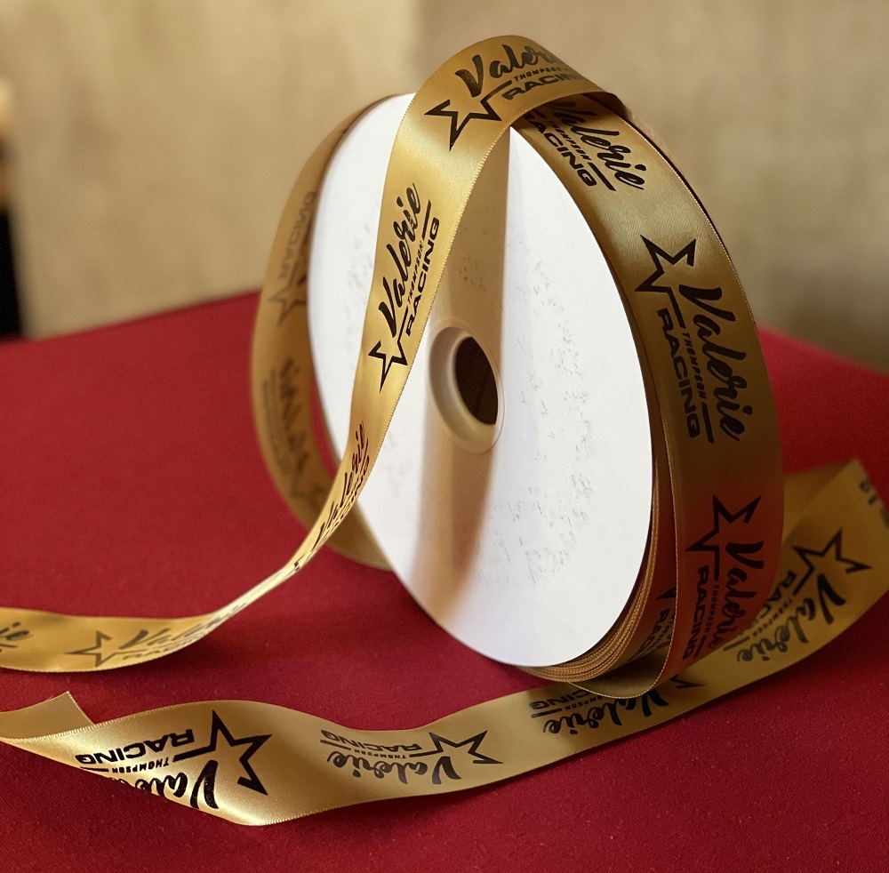 gold custom ribbon 