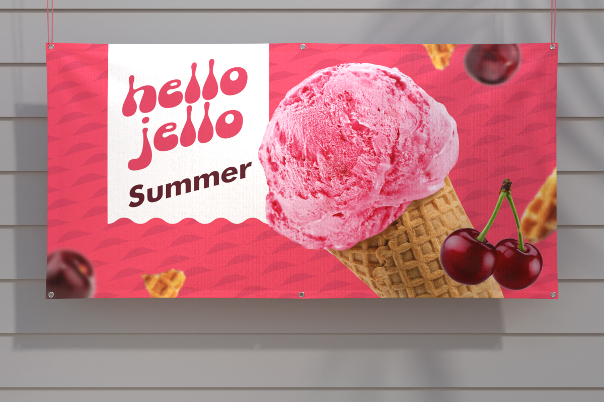Welcome Vinyl Banner for Seasons