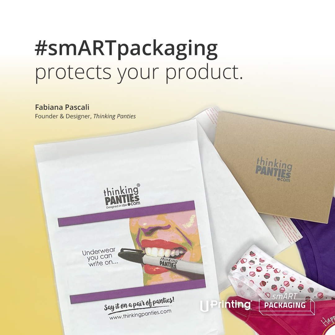 smart packaging thinking panties custom pouches