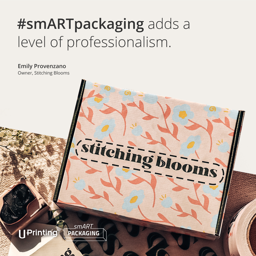 smart packaging stitching blooms custom boxes 