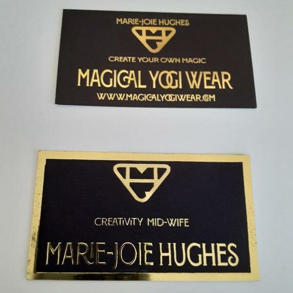 UPrinting Reviews Foil Business Cards Magical Yogi Wear