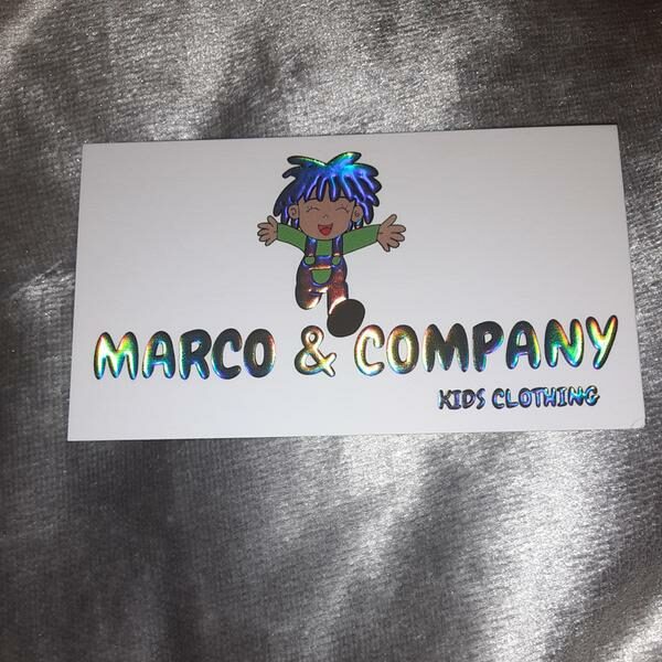 UPrinting Reviews Raised Foil Business Cards Marco and Company