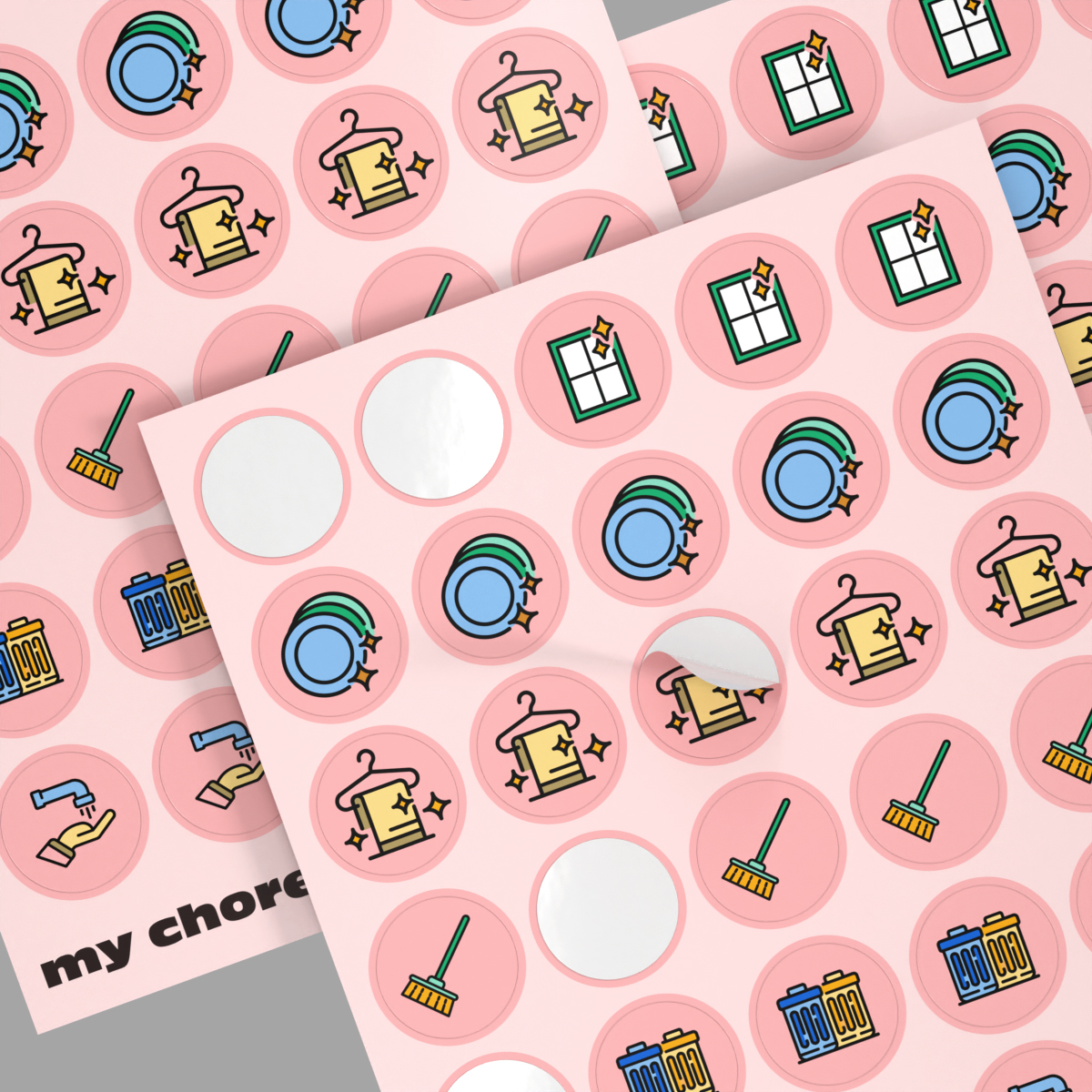 Stickers as a chore tracker
