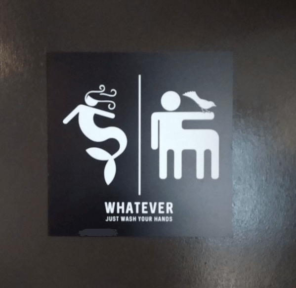 Bathroom Sign