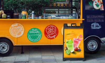 Food Truck Menu Sign