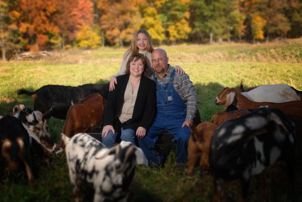 the smiling goat soap company family photo 