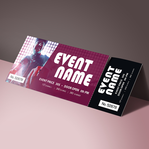 Event Ticket Print