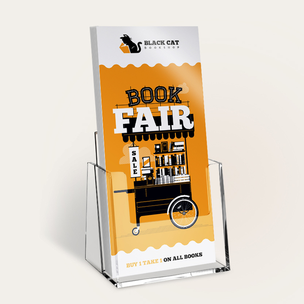 Rack card with logo design