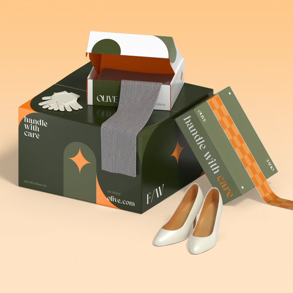 Custom branded mailer boxes with packaging inserts and apparel products