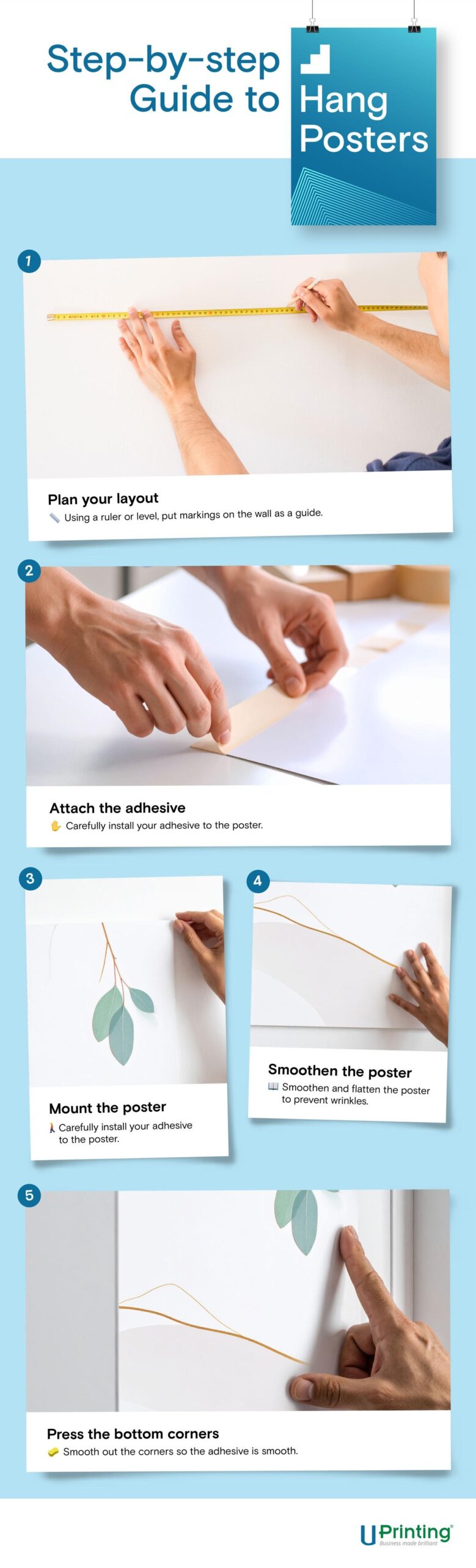 how to hang posters 2